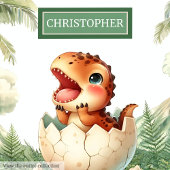 Einzigartiges Hatching Soon Baby Dinosaur Baby Pil Kissen