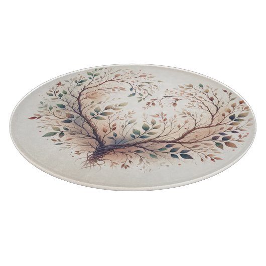 Einzigartiges Heart Cutting Board Schneidebrett (Ecke)