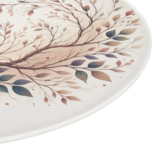 Einzigartiges Heart Monogram Cutting Board Schneidebrett (Ecke)