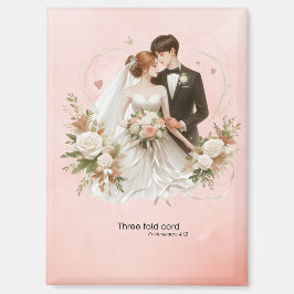 Einzigartiges Hochzeitsgeschenk Magnet