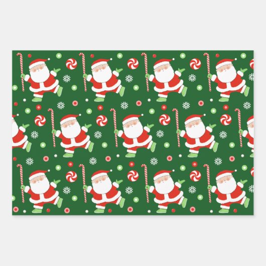 Einzigartiges Hockey-Holiday-Geschenk Geschenkpapier Set (Vorderseite)