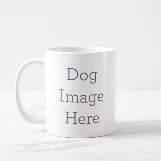 Klassische, weiße Tasse, 325 ml (Links)