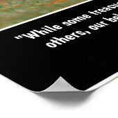 Einzigartiges Hundeschenkgeschenk, Gedenkausdruck Poster (Ecke)