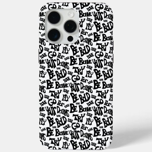 Einzigartiges iPhone-Gehäuse Motivierend "Be Bold" Case-Mate iPhone Hülle (Rückseite)