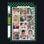 Einzigartiges Jahr für 13 FotoCollage Family Feiertagskarte<br><div class="desc">Einzigartige Fotokarte zum Personalisieren mit 12 Fotos -1 für jeden Monat und einem Lieblingsfoto auf der Rückseite mit einer kurzen Note über das Jahr,  das vergangen ist.</div>