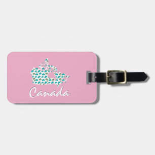 Einzigartiges kanadisches gepäckanhänger