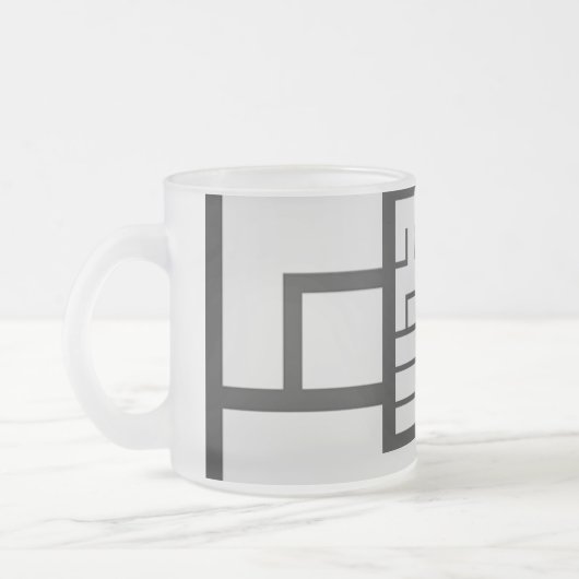 Einzigartiges Kanji "祭" Mattglastasse (Links)