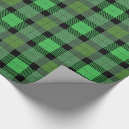 Einzigartiges kariertes Geschenk Geschenkpapier (Ecke)