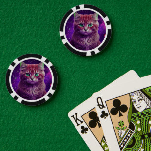 Einzigartiges Katzendesign-Spiel Pokerchips