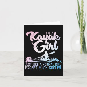 Einzigartiges Kayak-Geschenk für Kayaking-Zubehör Karte