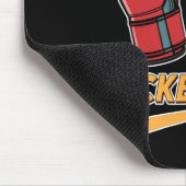 Einzigartiges Kickboxen Boxhandschuh Design Mousepad (Ecke)