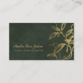 Einzigartiges klassisches elegantes beruflich visitenkarte (Vorderseite)