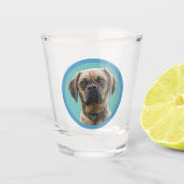 Einzigartiges Kleine Geschenk für Hunde-Lover-Foto Schnapsglas (Vorderseite)