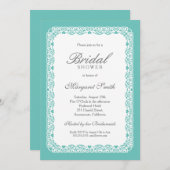Einzigartiges kreatives Brautparty Einladung (Vorne/Hinten)