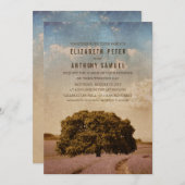 Einzigartiges, kreatives Rustikales Treppenfestiva Einladung (Vorne/Hinten)