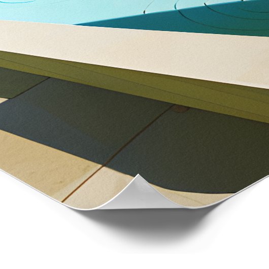 Einzigartiges Kunstdesign Poster (Ecke)