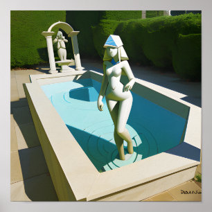 Einzigartiges Kunstdesign Poster