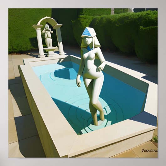 Einzigartiges Kunstdesign Poster (Vorne)