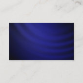 Einzigartiges künstlerisch-blaues zeitgenössisches visitenkarte (Rückseite)