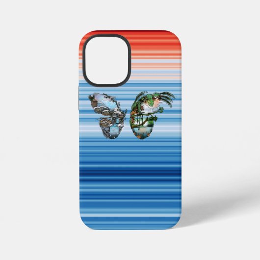 Einzigartiges, künstlerisches Designer-Case-Cover iPhone Hülle (Rückseite)