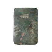 Einzigartiges künstlerisches Dschungelgemälde Henr Badematte (Vorderseite Vertikal)