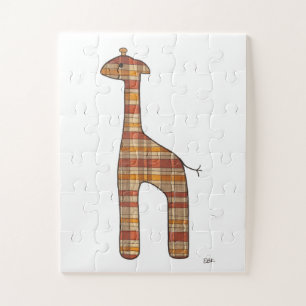 Einzigartiges Kunstpuzzle - Giraffe #2 - Art Erin  Puzzle