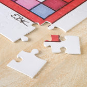 Einzigartiges Kunstpuzzle - Liebe Puzzle (Seite)