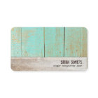 Einzigartiges Land Rustikales türkisfarbenes Holz