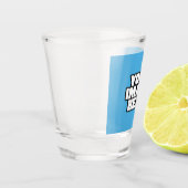 Einzigartiges, leicht zu entwerfendes Design in ei Schnapsglas (Links)