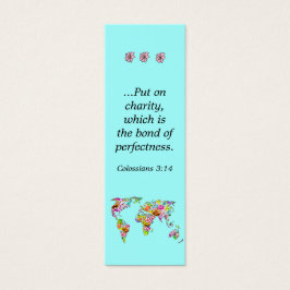 Einzigartiges Lesezeichen der inspirierenden Blume