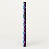 Einzigartiges Lila Muster Case-Mate iPhone Hülle (Hinten/Rechts)