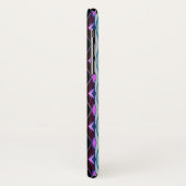 Einzigartiges Lila Muster Case-Mate iPhone Hülle (Hinten/Links)