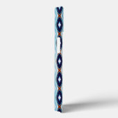 Einzigartiges Lila Muster Case-Mate iPhone Hülle (Rückseite / Rechts)