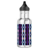 Einzigartiges Lila Muster Edelstahlflasche (Rechts)