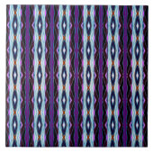 Einzigartiges Lila Muster Fliese (Vorderseite)