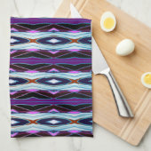Einzigartiges Lila Muster Küchentuch (Viertel Falte)