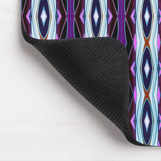 Einzigartiges Lila Muster Mousepad (Ecke)