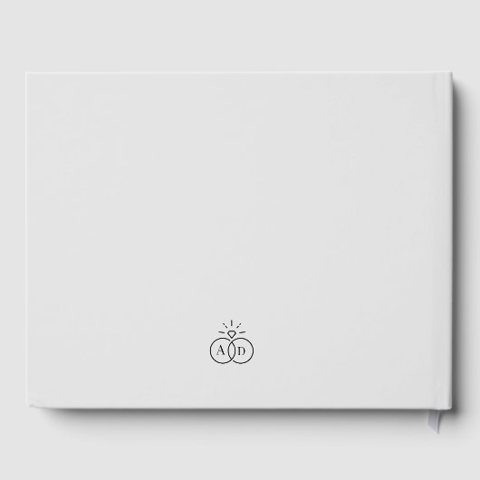 Einzigartiges Logo-Gästebuch Gästebuch (Rückseite)