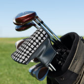 Einzigartiges Logo oder Bildmuster | Schwarz (edit Golf Headcover (In Situ)
