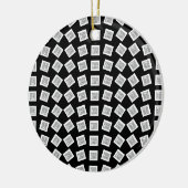 Einzigartiges Logo oder Bildmuster | Schwarz (edit Keramik Ornament (Links)