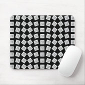 Einzigartiges Logo oder Bildmuster | Schwarz (edit Mousepad (Mit Mouse)