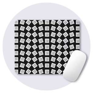 Einzigartiges Logo oder Bildmuster   Schwarz (edit Mousepad