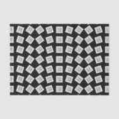 Einzigartiges Logo oder Bildmuster | Schwarz (edit Seidenpapier (Vorderseite)