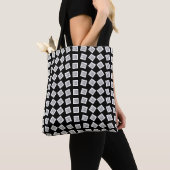 Einzigartiges Logo oder Bildmuster | Schwarz (edit Tasche (Von Nahem)