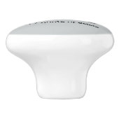 Einzigartiges Löschfahrzeug Keramikknauf (Seitenansicht)