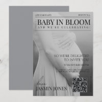 Einzigartiges Magazin Style Editorial Foto Baby Du