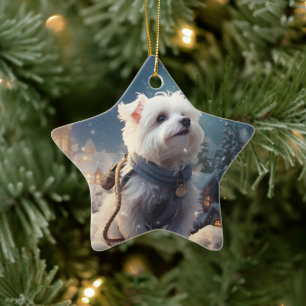 Einzigartiges maltesisches Weihnachten, Geschenk f Keramik Ornament