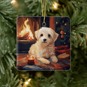 Einzigartiges maltesisches Weihnachten, Geschenk f Keramikornament
