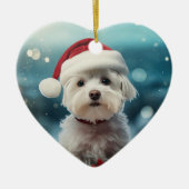 Einzigartiges maltesisches Weihnachtsgeschenk für  Keramik Ornament (Vorne)