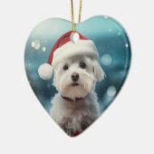 Einzigartiges maltesisches Weihnachtsgeschenk für  Keramik Ornament (Links)